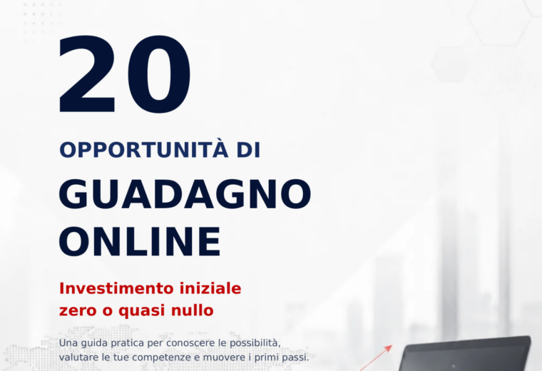 20 opportunità di guadagno online