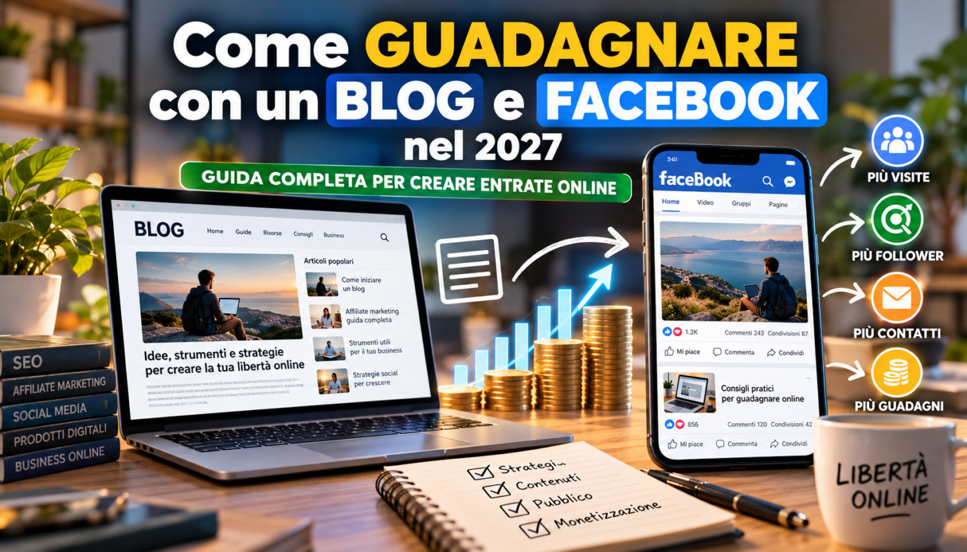 Come guadagnare con un blog e Facebook nel 2027: guida completa per creare entrate online