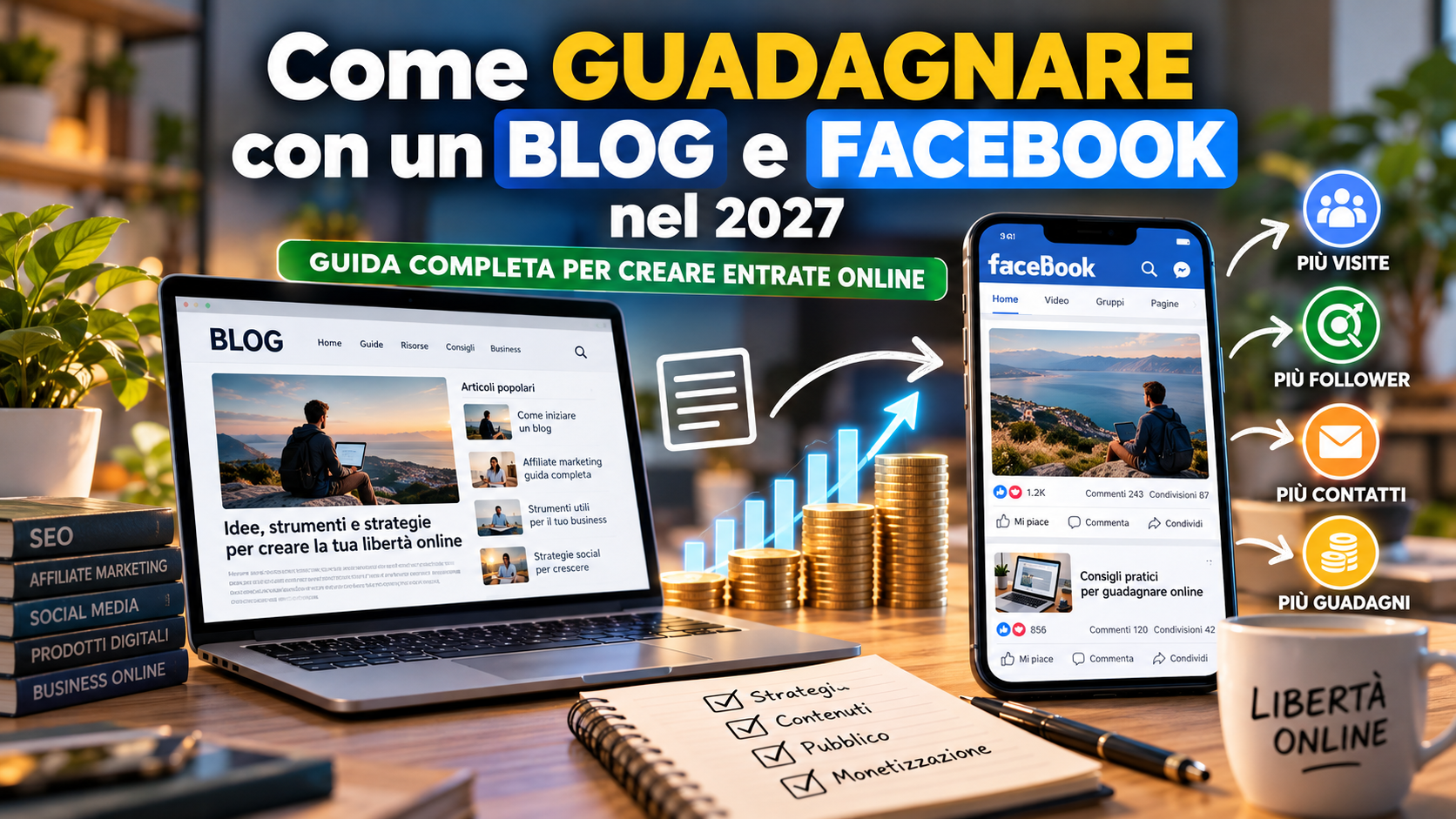 Come guadagnare con un blog e Facebook nel 2027: guida completa per creare entrate online